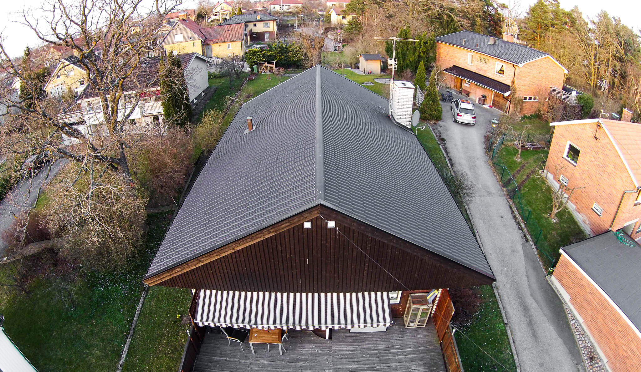 Professional roof cleaning in Stockholm with Älvsjö Tak